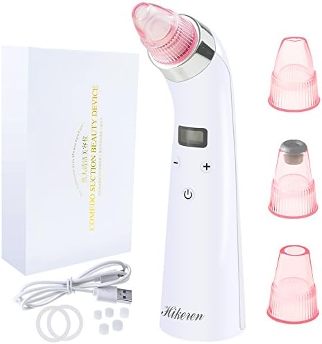 Hikeren Blackhead Extractor Machine, Microcrystalline Electronic Suction Beauty Device for Eliminating Blackheads, Cleaning Pores, Beauty Product