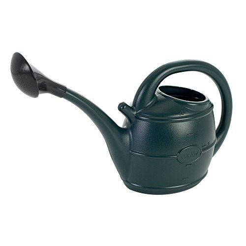 10L Green Budget Watering Can Garden Plastic with Pouring SPOUT