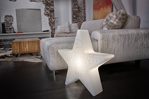 8 seasons design | Weihnachtsleuchte Stern Shining Star ‚Merry Christmas‘ (E27, Ø 60 cm, witterungsbeständig, Indoor & Outdoor, IP44) weiß - 4