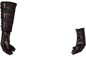 Taeyue Anakin Skywalker Cosplay rękawiczki męskie, na Halloween, karnawał, akcesoria Anakin, zestaw dla dorosłych