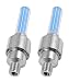 Generic (unbranded) Blue Tyre Valve Cap LEDs for Bikes (2 Bulbs) RS.110.00