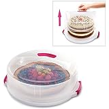 Tupperware Hochstapler Für Kuchen & Torten – Dunkelpink, Passend Für Tortentwist