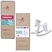 Labebe - White Classical Wooden Rocking Horse