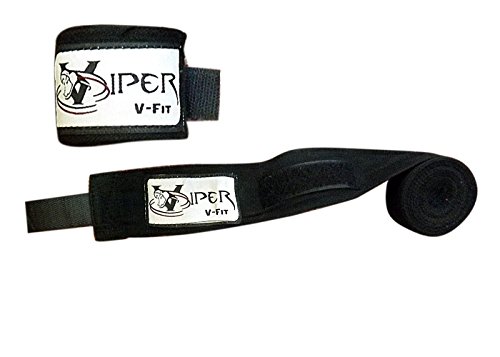 VIPERHand Wraps Bandages, Boxing Gloves MMA UFC, Gray Camo Wraps BLACK