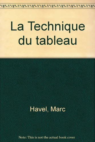 Download La Technique du tableau Download La Technique du tableau
