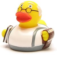 Duckshop I Europa - Paperella da bagno con paperella e paperella I L 8 cm con portachiavi a forma di paperella