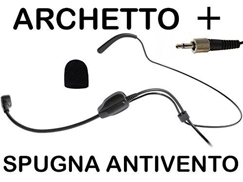 Audio micrófono profesional inalámbricos headset diadema condensador polarizado omnidireccional para proel y sennheiser