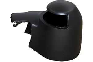 EHOMIIII Tapa de repuesto para limpiaparabrisas trasero: diseño altamente compatible, ajuste para brazos de limpiaparabrisas traseros similares a 6Q6955435D, color negro