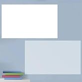 G&uuml;ncel&Ccedil;arşı 2'li Paket 60x100 cm 1x Beyaz, 1x Şeffaf Yapışkansız Tutunan Statik Pratik Yazı Tahtası, &Ccedil;ok Ama&ccedil;lı, Duvara, Cama