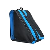 La bolsa de skate es lo suficientemente grande como para llevar un par de patines de hielo, patines de ruedas o patines en línea.