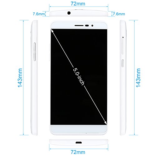 Coolpad Porto S - 4G Smartphone Libre (Android 5.0, 5.0