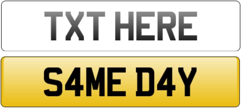 Number | Same Day | Fast Post | Badges/Borders Holders UK frame | Holder | Borders Various Badges | Plates Holders | Customisation Up To 25 Characters | Sign Placement | Display