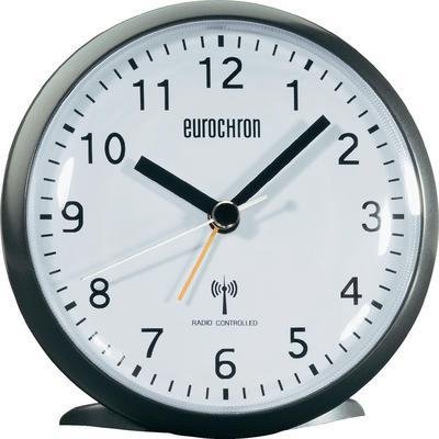 Preisvergleich Produktbild Eurochron HD-TRC202 Funk Wecker Schwarz Alarmzeiten 1