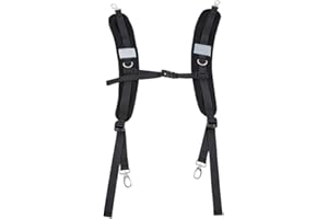 CZAKOMIX Sangles de Sac à Dos, Bretelles Réglables, Sangle De Sac A Dos, Soulager la Pression D'epaule, Sacs Durable Bandoulière Sangles, pour De Nombreux Types De Sacs