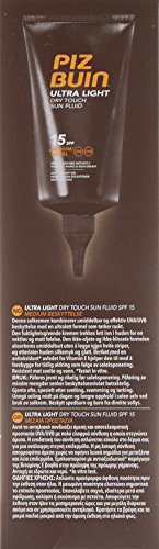 Piz Buin Sonnencreme Ultra Light Dry Touch SPF15 150 ml - 4