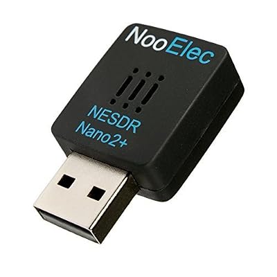 NooElec NESDR Nano 2+ Minuscule Noir RTL-SDR USB Set (RTL2832U + R820T2) avec Ultra faible Phase Bruit 0,5PPM TCXO, MCX Antenne et Télécommande; Logiciel Défini Radio, DVB-T et ADS-B Compatible, ESD Sécure