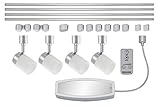 Material: Metall / Glas Schienen-Komplett-System LED fest eingebaut 14 W LED Briloner 7604044 Titan
