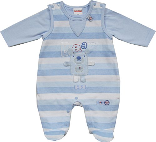 Schnizler Baby Boys' Footie -  Blue - 0-3 Months