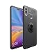 Produktbild Shinyzone Hülle für Huawei Honor 8X,Schwarz mit Ring 360 Grad Drehbarer Standfunktion,Ultra Dünn Weich TPU Stoßfest Schutzhülle Kompatibel mit Magnetischer Autohalterung