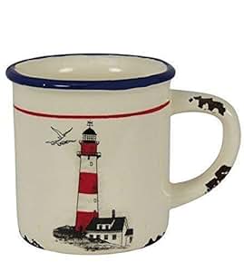 Kaffee-Becher mit Leuchtturm
