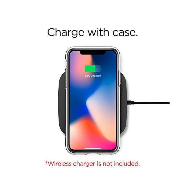 Spigen  057CS22127 Ultra Hybrid Funda iPhone XS/X - Transparente - Imagen 4