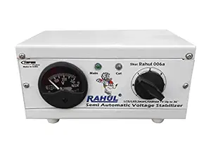 Rahul 006a 300 VA 140-280 Volt 1 CRT TV/Music System + DVD/DTH RAF & Taf Manual 8 Boost Autocut Voltage Stabilizer