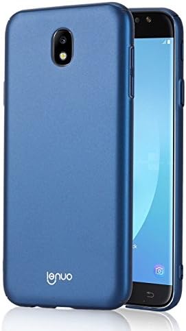Gray Plaid Samaung Galaxy J3 (2017) Case,Ultra-Thin and Shock-Absorb Hard PC Back Skin Phone Case Cover for Samaung Galaxy J3 (2017)- Blue