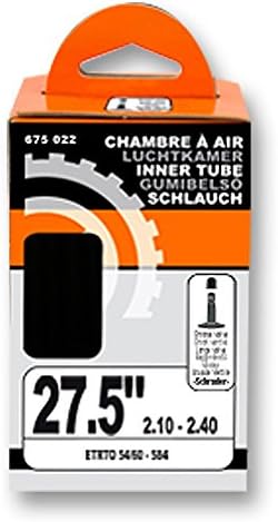 SixSept 675022&nbsp;MTB Air Tube 27.5 inches 2.10&nbsp;- 2.40&nbsp;&ndash;&nbsp;ETRTO 54-60 - 584&nbsp;Schr&auml;der Large Valve