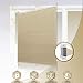 Produktbild Vekel Wabenplissee, Plissee Verdunkelung, Thermor Verspannt mit klemmträger Sonnenschutz & Sichtschutz, Honeycomb Honigfalte, Doppelseitig Zweifarbig Weiß-Beige, 80x130 cm
