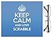 Produktbild Blau Keep Calm und Love Scrabble Objektiv Reinigungstuch Farbe 1357
