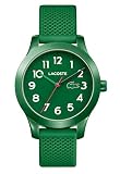 Lacoste Unisex-Kinder Datum klassisch Quarz Uhr mit Silikon Armband 2030001