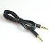 Produktbild 3,5 mm Hilfskabel Audiokabel Stecker auf Stecker Flat Aux Kabel 1m für Kopfhörer, Apple iPhone iPod iPad, Smartphones, Heim/KFZ Stereoanlagen, MP3 Player Hirolan (Schwarz)
