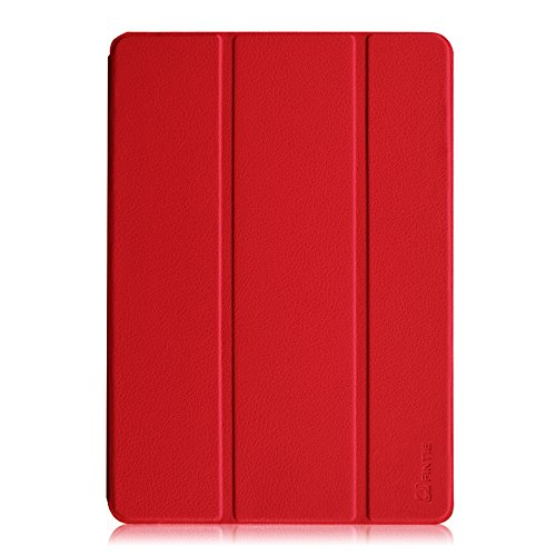 Fintie iPad 9.7 Zoll 2017 Hülle – Ultra Schlank Superleicht Ständer Smart Shell Case Cover Schutzhülle Tasche mit Auto Schlaf / Wach Funktion für Apple iPad 2017 Neue Modell, Rot - 9