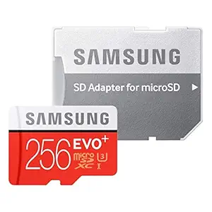 Samsung Evo Plus 256GB UHS-I MicroSDXC Memory Card with Adapter