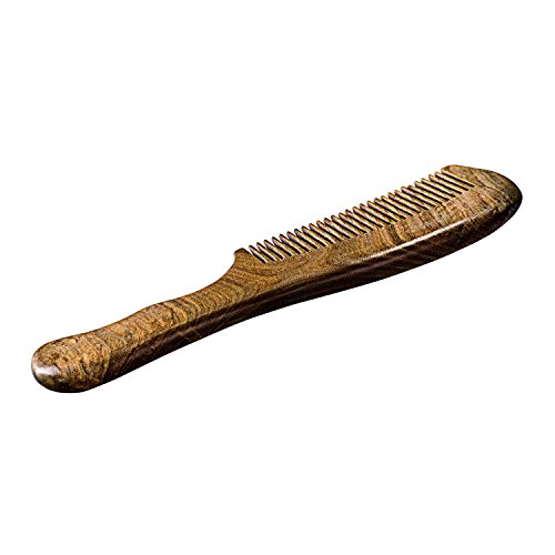 VALUE MAKERS® Luxuriöser hölzerner Kämme Anti-Statischer Kämme,Holz Frisierkamm 18 cm - 4