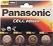 Price comparison product image Panasonic CR2032 Battery Lithium Button Cell 3 V Pack of 4
