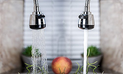360° schwenkbar Profi Küchenarmatur /Wasserhahn Mit Brausekopf / Armatur für Küche Hochdruck Einhebel / Spültischarmatur Einhandhebelmischer Wasserhahn 111 - 3