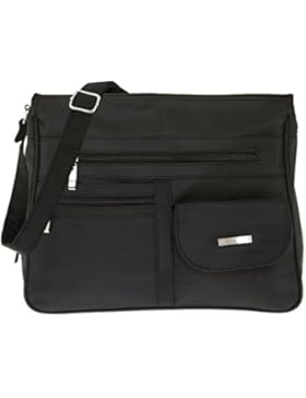 Handtasche ALESSANDRO MADRID Schultertasche Damentasche Microfaser Tasche 3055 + Schlüßeletui