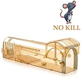 IIWEY Humane Mouse Trap, 32 Centimeter Enlarged Smart Mouse and Rodent Trap, No Kill The Mice, Pets and Children Friendly, Like a Real Mouse Home
