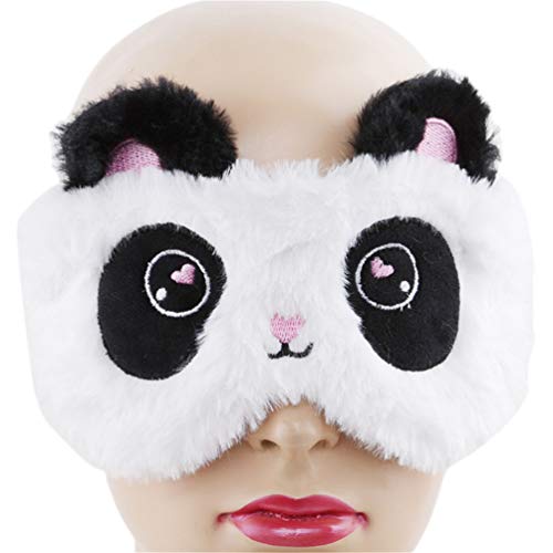 KYMLL Cute Panda Augenbinde Augenabdeckung Nacht Schlafen für Frauen Mädchen Schlafhilfe