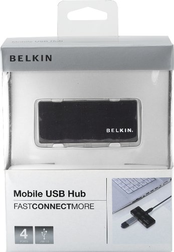 Belkin Mobiler Hi-Speed USB 2.0 Hub (4-Port, aktiv) schwarz - 2