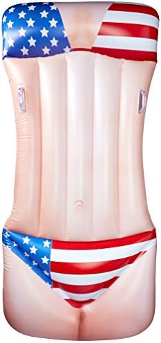 JetSup Hot Body Pool Float Patriotic Edition