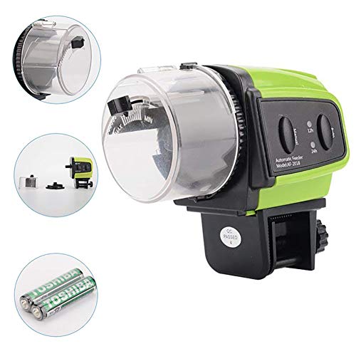 Preisvergleich Produktbild DJLOOKK Futterautomat Aquarium Aquarium Automatische Fisch Feeder, Auto Fischfutterspender Für Aquarium