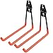 Produktbild Outtybrave Schwerlast-Aufbewahrungshaken, Wandmontage, Leiter, Garage, Schuppen, Fahrräder, Gartenhaken, Werkzeug-Set, Metall, Orange, 2X Hooks+2 Set Screws