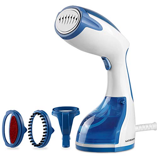 Beautural Garment, Wrinkle Remover, Clean and Sterilize, 30s Fast Heat-up, Auto Shut-Off, 100% Safe Handheld Fabric Steamer for Home and Travel, 1200-Watt, Dark Blue