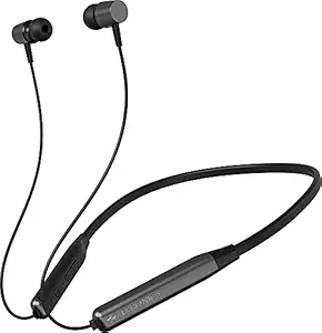 (Renewed) ZEBRONICS Zeb Evolve Wireless Bluetooth In Ear Neckband Earphone with Mic (Gray)