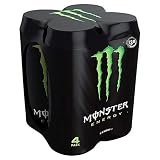 bebidas energeticas monster  Monster - Green, Bebida energética, 500 ml (Pack de 4), Lata
