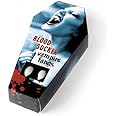 FXSTUFF Denti da vampiro + capsule di sangue finto + pasta modellabile/termoplastica (riutilizzabile) – tenuta perfetta trami