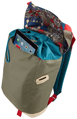 Case Logic LARI115PTG Larimer Notebook Rucksack 39,6 cm (15,6 Zoll) mit Tablet-Fach petrol grün - 3