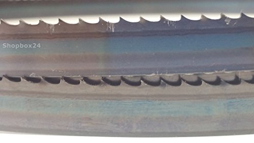 Standard Sägeband Bandsägeband Bandsägeblatt Sägebänder 3380 mm x 13 mm x 0,65 mm x 6 Zähne pro Zoll , für Holz , Hartholz , Brennholz , Sperrholz , Quer- und Schweifschnitte, Palettenrecycling , für Metabo und Elektra Beckum u.v.m. - 3